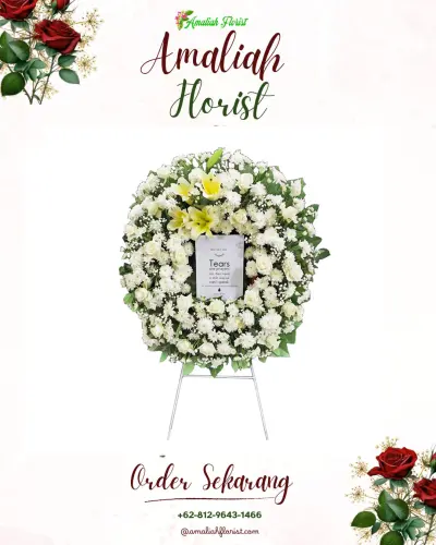 Krans Bunga Duka Cita di Sumberwungu